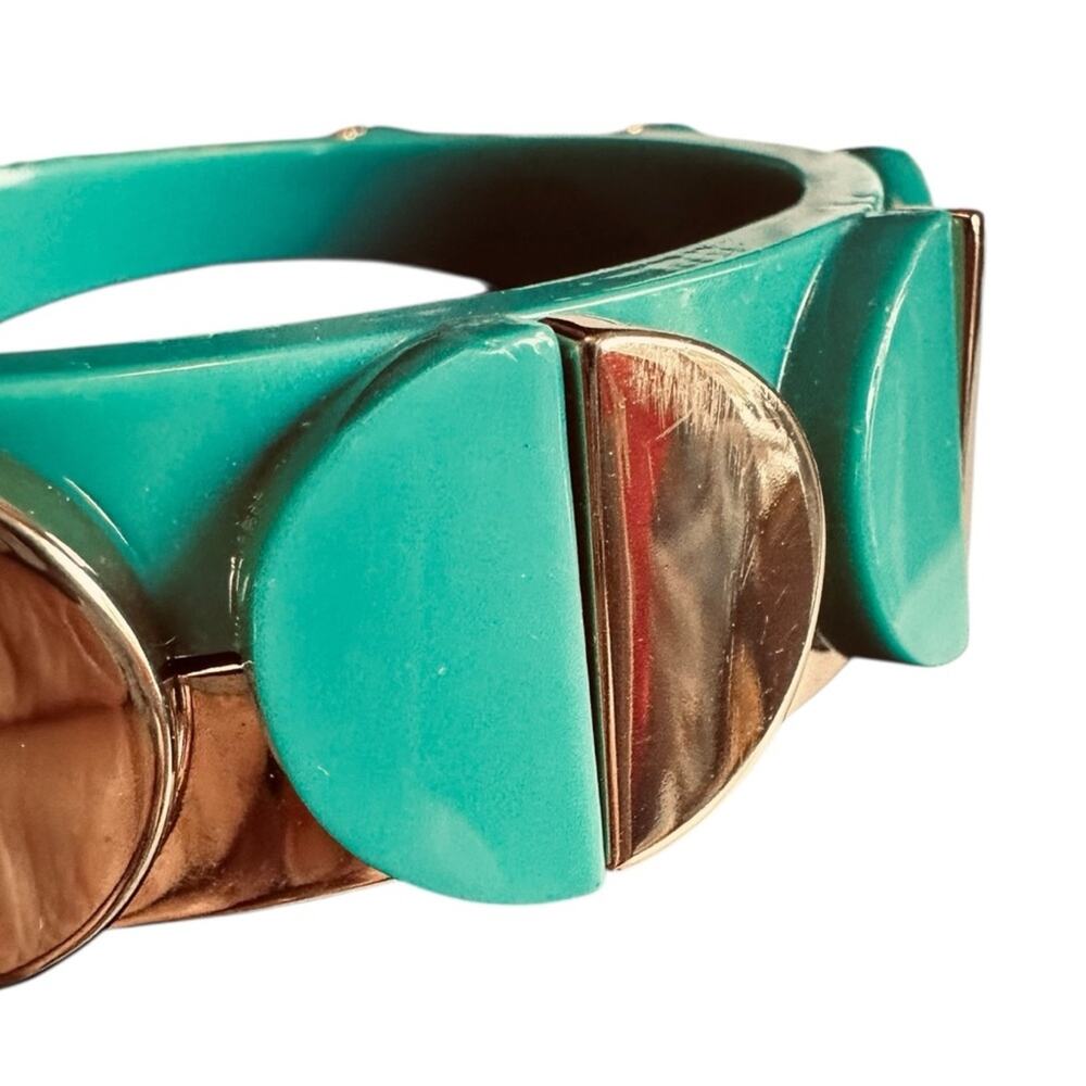 Tory Burch - Connor Stackable Bangle, Turquoise A… - image 2